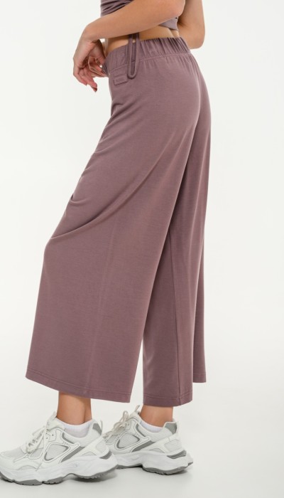 BodyTalk Γυναικεία παντελόνα 7/8 φαρδυά σάπιο μήλο 