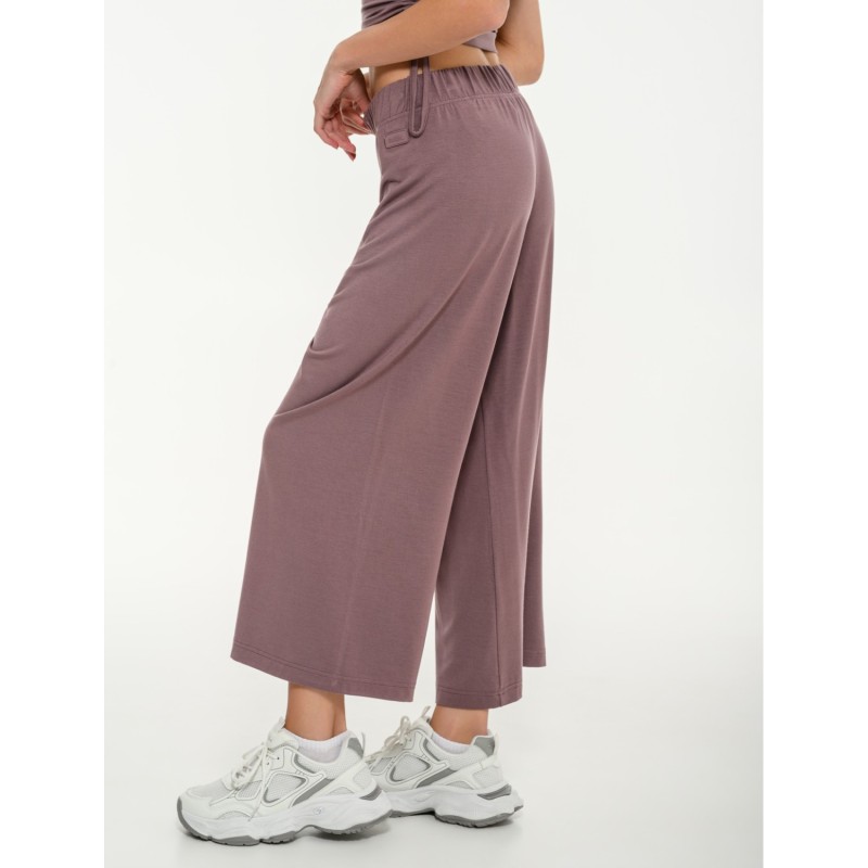 BodyTalk Γυναικεία παντελόνα 7/8 φαρδυά σάπιο μήλο 