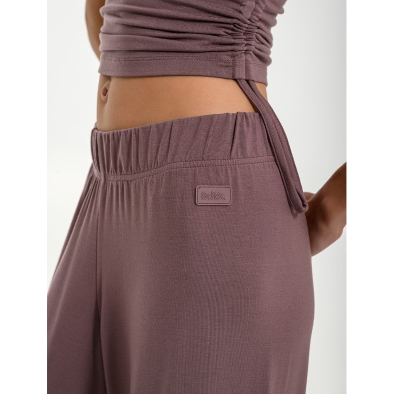 BodyTalk Γυναικεία παντελόνα 7/8 φαρδυά σάπιο μήλο 