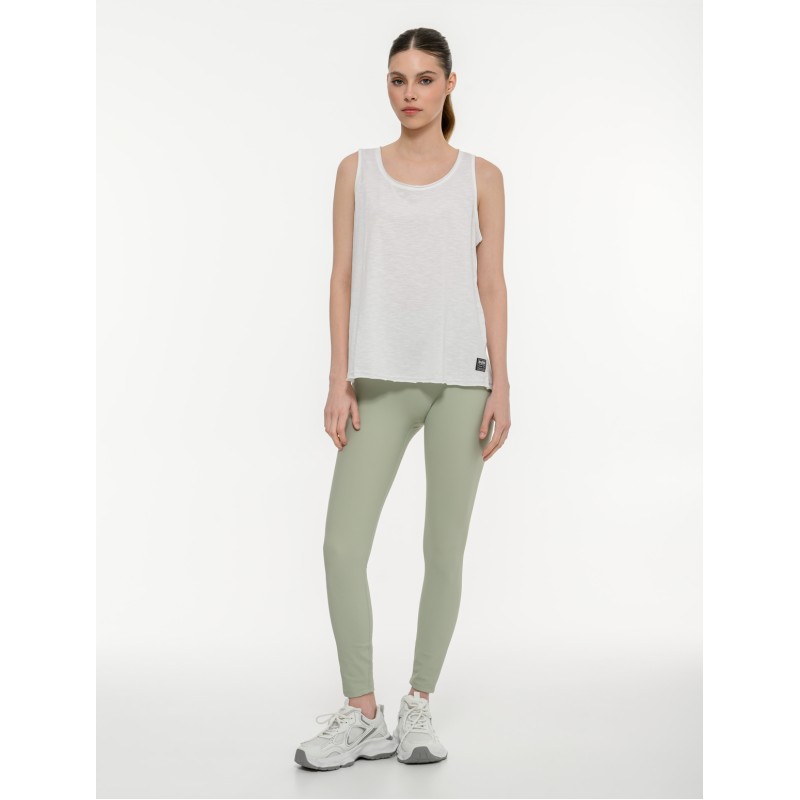 BodyTalk Γυναικεία μπλούζα φαρδυά τιράντα άσπρη