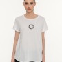 BodyTalk Γυναικείο κοντομάνικο t-shirt με τύπωμα άσπρο