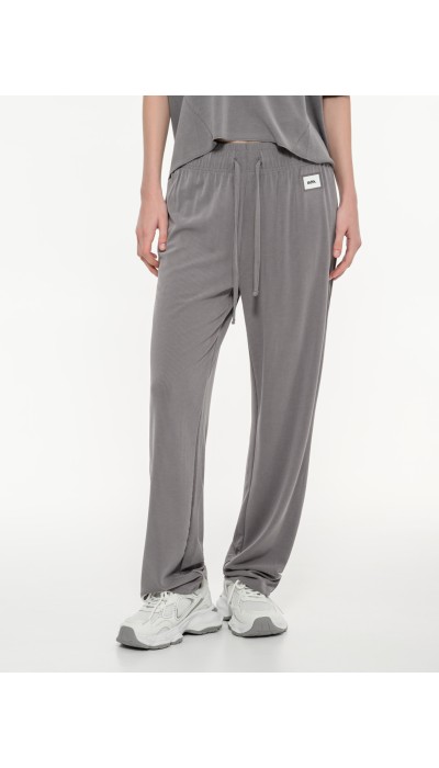 BodyTalk Γυναικεία rib φόρμα με λάστιχο γκρι