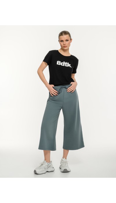 BodyTalk Γυναικεία φαρδιά παντελόνα βεραμάν BodyTalk Γυναικεία φαρδιά παντελόνα βεραμάν