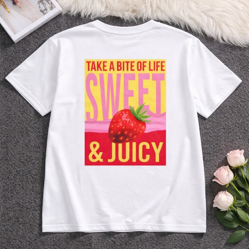 BodyTalk Γυναικεία κοντομάνικη oversize μπλούζα με στάμπα στην πλάτη άσπρη