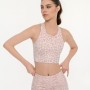 BodyTalk Γυναικείο αθλητικό μπουστάκι με animal print ροζ