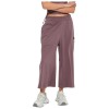 BodyTalk Γυναικεία παντελόνα με κουμπιά 7/8 φαρδυά σάπιο μήλο 