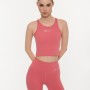 BodyTalk Γυναικείο αθλητικό αμάνικο crop top με τύπωμα bdtk studio 