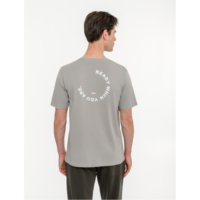 BodyTalk Ανδρική κοντομάνικη μπλούζα γκρι BodyTalk Ανδρική κοντομάνικη μπλούζα γκρι