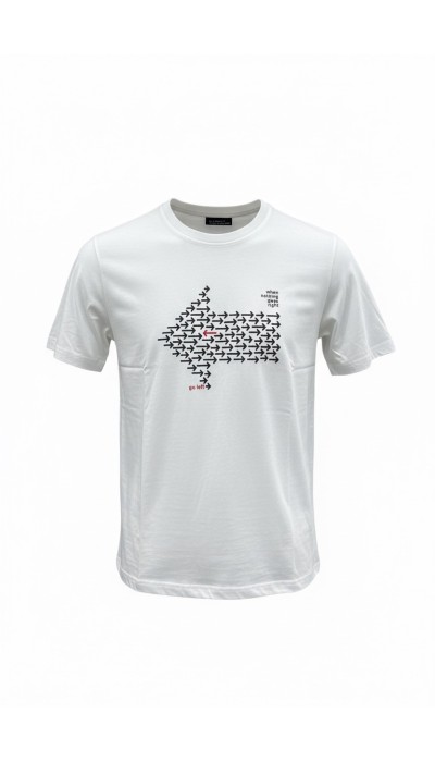 BodyTalk Ανδρική κοντομάνικη μπλούζα άσπρη