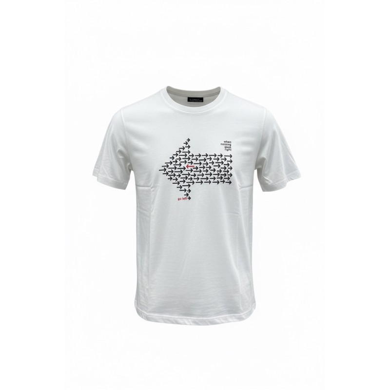 BodyTalk Ανδρική κοντομάνικη μπλούζα άσπρη