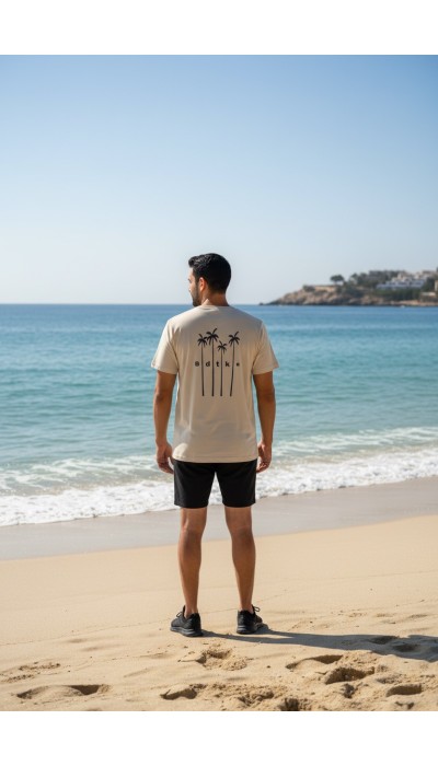 BodyTalk Ανδρική κοντομάνικη μπλούζα εκρού