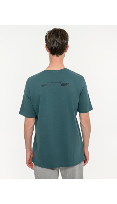 BodyTalk Ανδρική κοντομάνικη μπλούζα πετρόλ