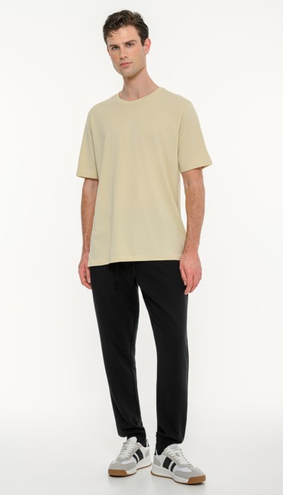 BodyTalk Ανδρική κοντομάνικη μπλούζα εκρού