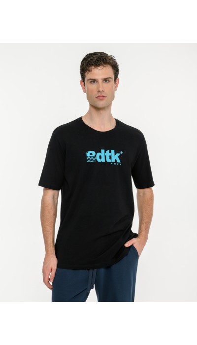 BodyTalk Ανδρική κοντομάνικη μπλούζα μαύρη