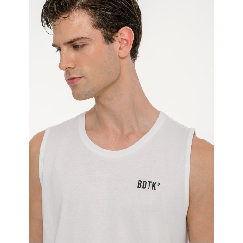 BodyTalk Ανδρική αμάνικη μπλούζα άσπρη BodyTalk Ανδρική αμάνικη μπλούζα άσπρη
