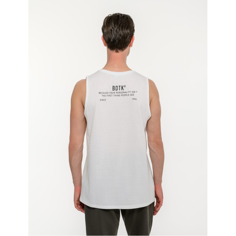 BodyTalk Ανδρική αμάνικη μπλούζα άσπρη BodyTalk Ανδρική αμάνικη μπλούζα άσπρη