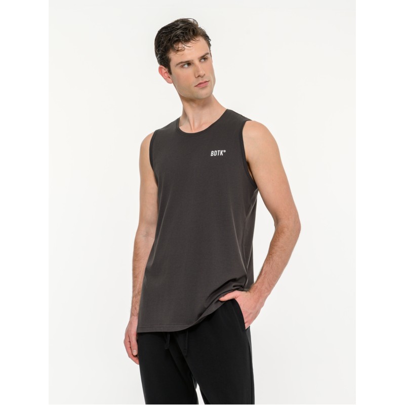 BodyTalk Ανδρική αμάνικη μπλούζα γκρι BodyTalk Ανδρική αμάνικη μπλούζα γκρι