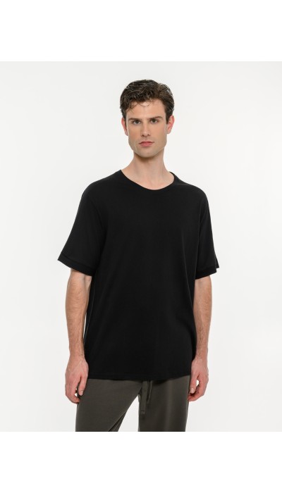 BodyTalk Ανδρική κοντομάνικη μπλούζα μαύρη
