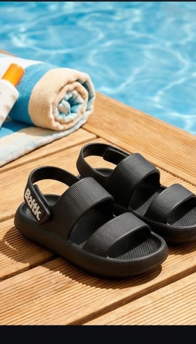 BodyTalk Παιδικά σανδάλια μαύρα