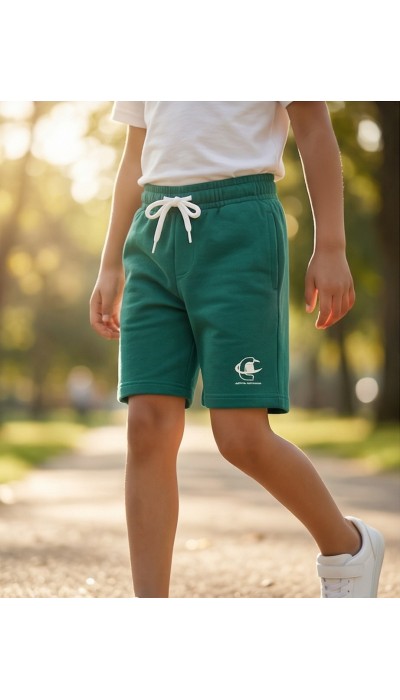 Champion Παιδική βερμούδα βαμβακερή για αγόρι πράσινη