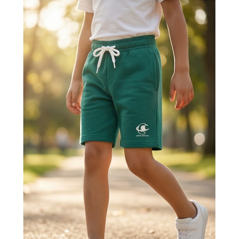 Champion Παιδική βερμούδα βαμβακερή για αγόρι πράσινη