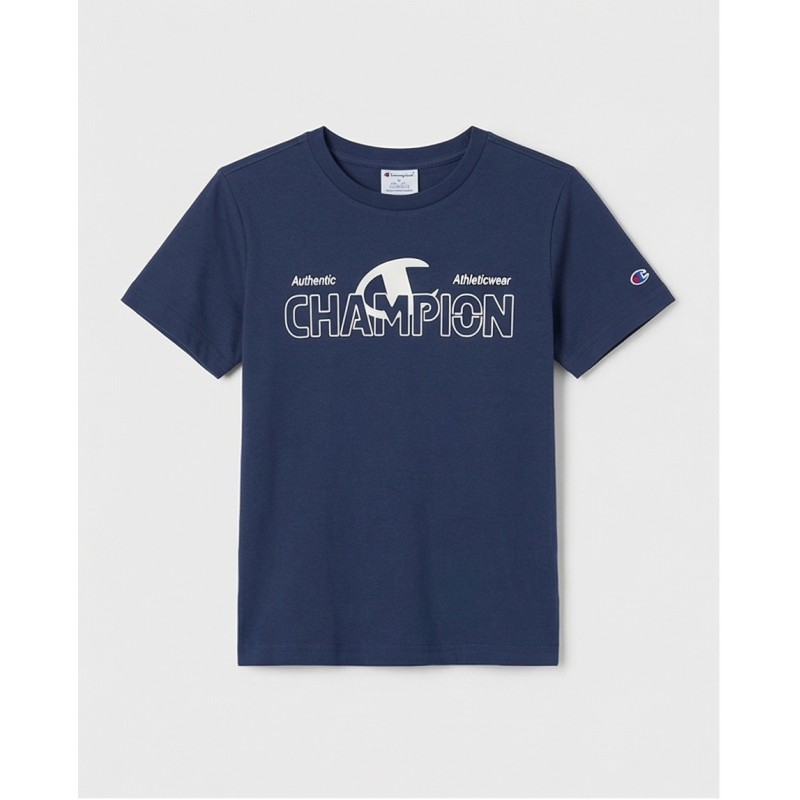 Champion Παιδική κοντομάνικη μπλούζα μπλε
