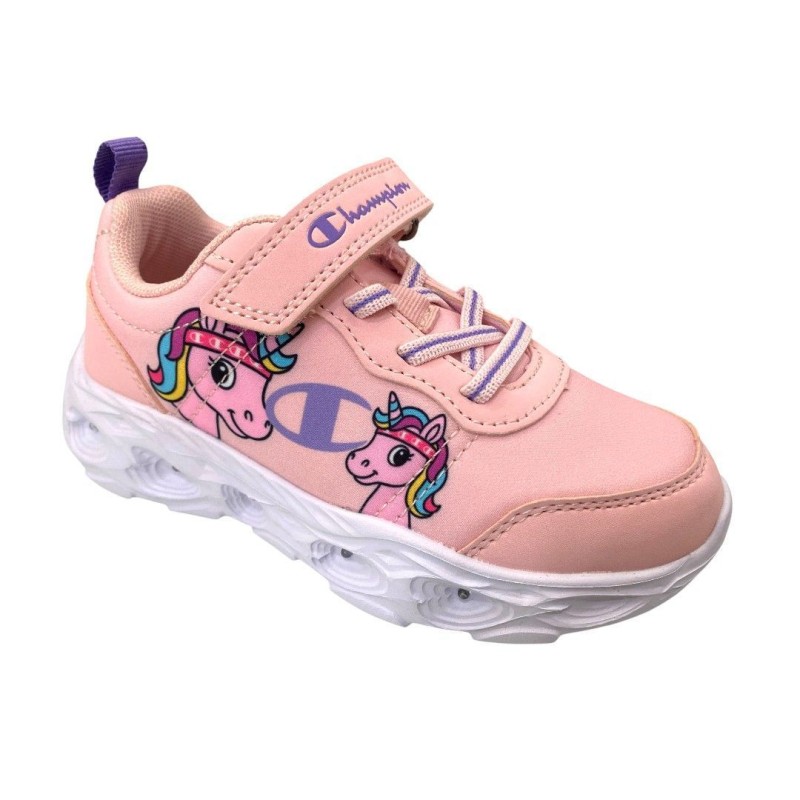 Champion Παιδικά Αθλητικά Παπούτσια με μονόκερους και φωτάκια ροζ Champion Παιδικά Αθλητικά Παπούτσια με μονόκερους και φωτάκια ροζ