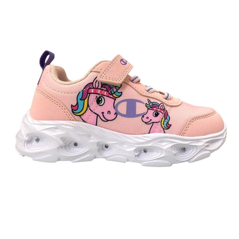 Champion Παιδικά Αθλητικά Παπούτσια με μονόκερους και φωτάκια ροζ Champion Παιδικά Αθλητικά Παπούτσια με μονόκερους και φωτάκια ροζ