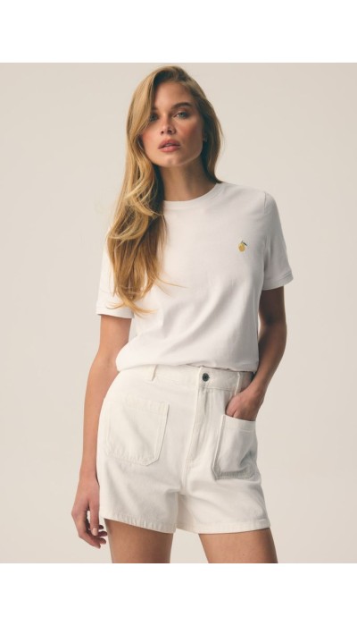 Diverse Γυναικείο T-Shirt Lemon  Λευκό