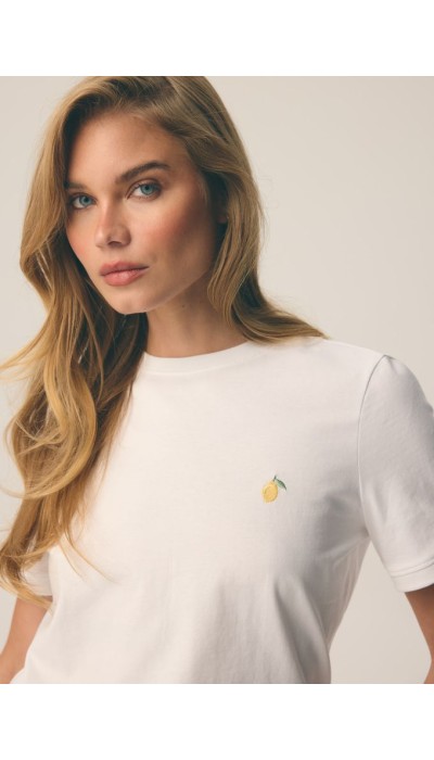 Diverse Γυναικείο T-Shirt Lemon  Λευκό
