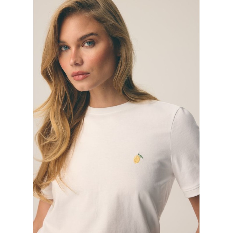 Diverse Γυναικείο T-Shirt Lemon Λευκό Diverse Γυναικείο T-Shirt Lemon Λευκό