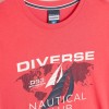 Diverse Ανδρική Κοντομάνικη Μπλούζα Κοραλί 