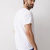 Diverse Ανδρική Κοντομάνικη Μπλούζα Λευκή