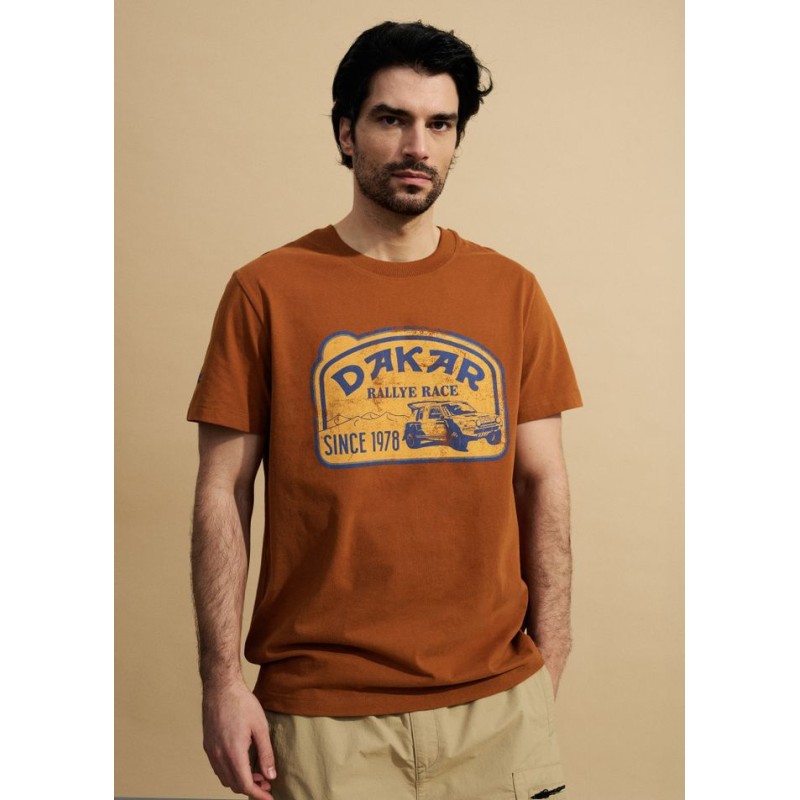 Diverse Dakar Ανδρικό Συλλεκτικό T-Shirt Κάμελ Diverse Dakar Ανδρικό Συλλεκτικό T-Shirt Κάμελ