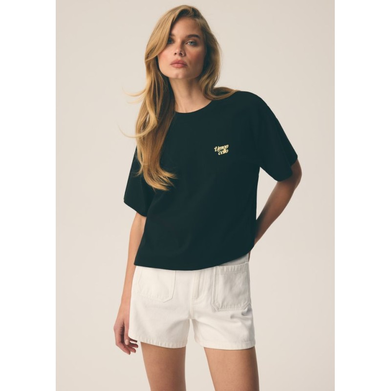 Diverse Μαύρο Γυναικείο Oversize T-Shirt