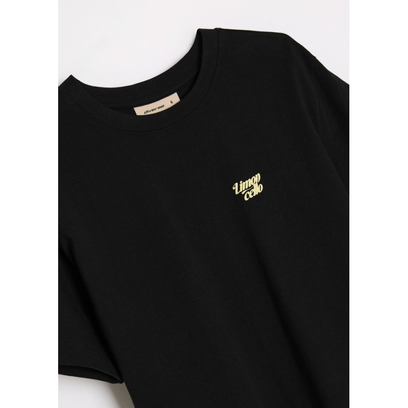 Diverse Μαύρο Γυναικείο Oversize T-Shirt