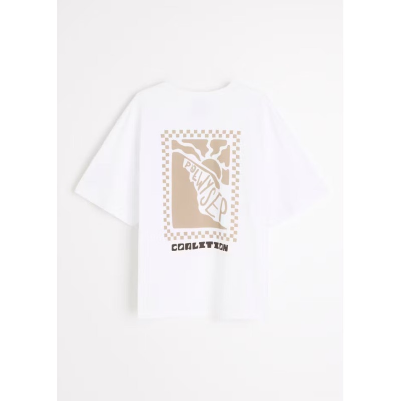 Diverse Γυναικείο T-Shirt Coalition με Διακοσμητική Στάμπα Άσπρο Diverse Γυναικείο T-Shirt Coalition με Διακοσμητική Στάμπα Άσπρο