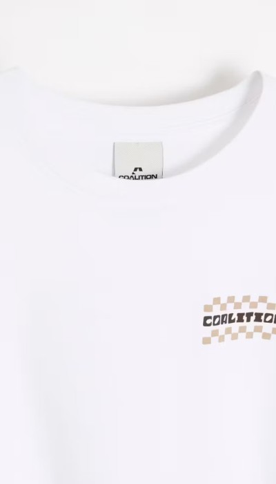 Diverse Γυναικείο T-Shirt Coalition με Διακοσμητική Στάμπα Άσπρο