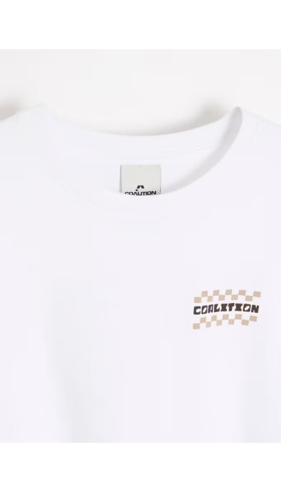 Diverse Γυναικείο T-Shirt Coalition με Διακοσμητική Στάμπα Άσπρο