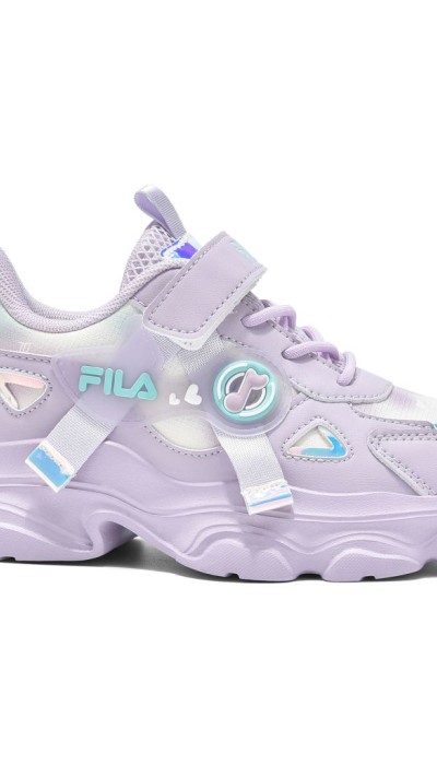 Fila Παιδικά αθλητικά sneakers Musha  3 Memory velcro μωβ