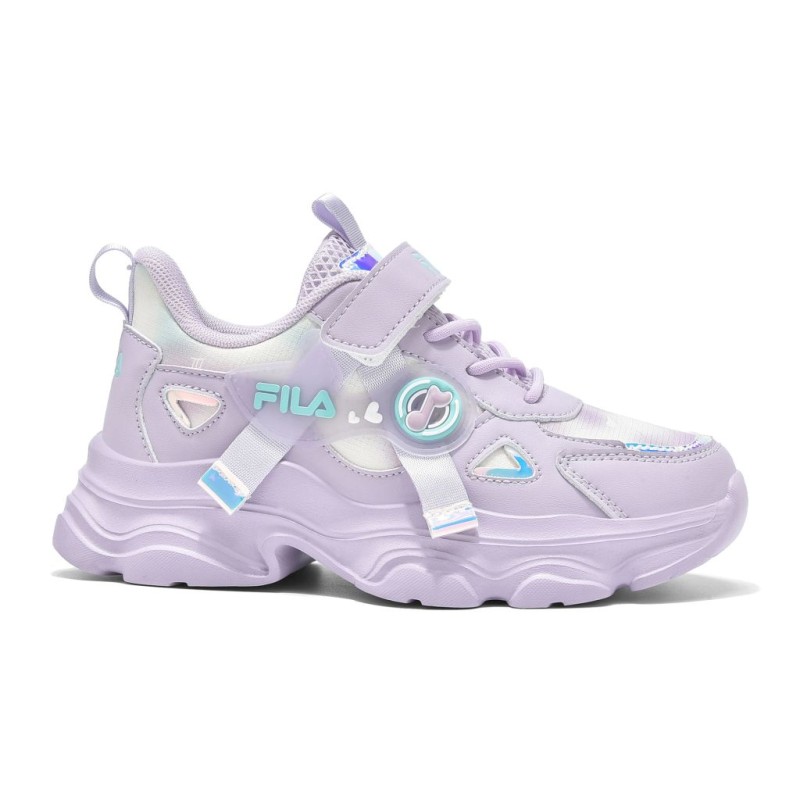 Fila Παιδικά αθλητικά sneakers Musha  3 Memory velcro μωβ