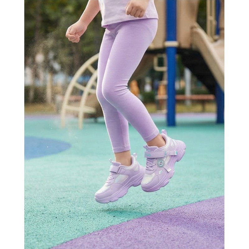 Fila Παιδικά αθλητικά sneakers Musha  3 Memory velcro μωβ