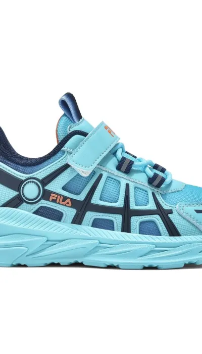 Fila Παιδικά Αθλητικά Παπούτσια Motion 5 Memory Velcro Unisex Μπλε