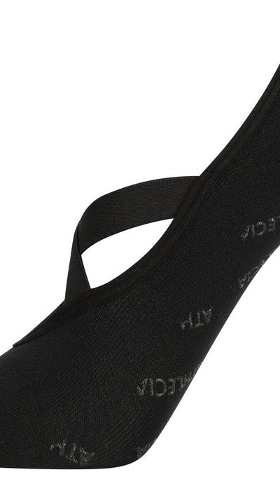 Athlecia Κάλτσες αντιολισθητικές Yoga|Pilates βαμβακερές μαύρες