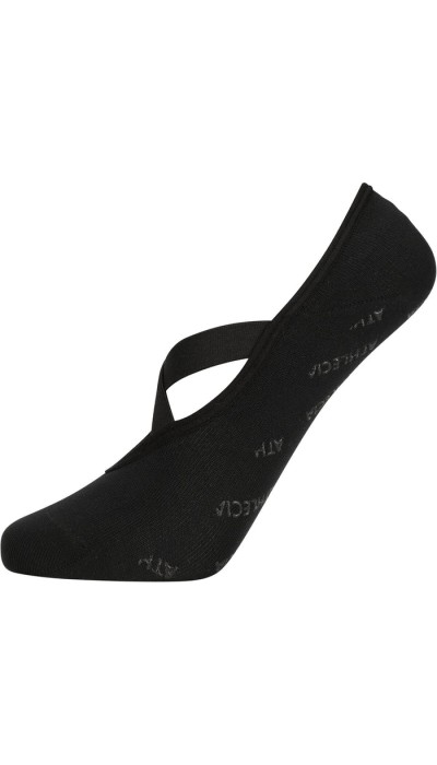 Athlecia Κάλτσες αντιολισθητικές Yoga|Pilates βαμβακερές μαύρες