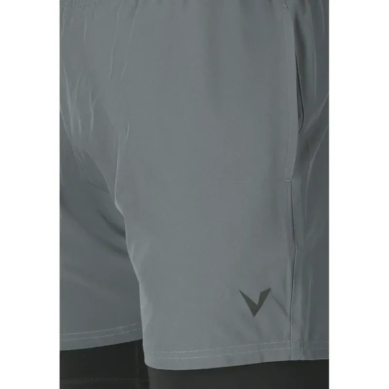 Virtus Ανδρικό Αθλητικό Σορτς Zayne V2 2-in-1 Γκρι Virtus Ανδρικό Αθλητικό Σορτς Zayne V2 2-in-1 Γκρι