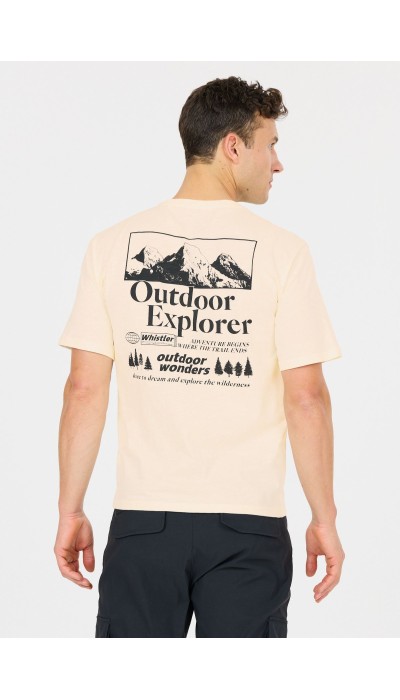 Whistler Ανδρική Κοντομάνικη Μπλούζα Kunta Μπεζ Whistler Ανδρική Κοντομάνικη Μπλούζα Kunta Μπεζ