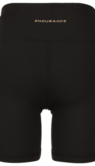 Endurance Παιδικό ποδηλατικό κολάν Basia quick-dry μαύρο