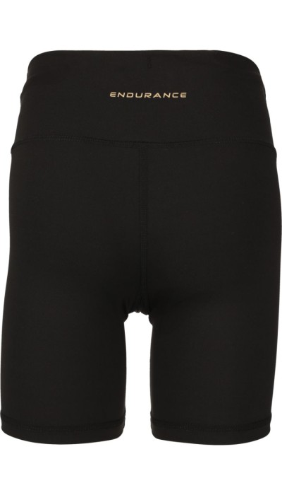 Endurance Παιδικό ποδηλατικό κολάν Basia quick-dry μαύρο