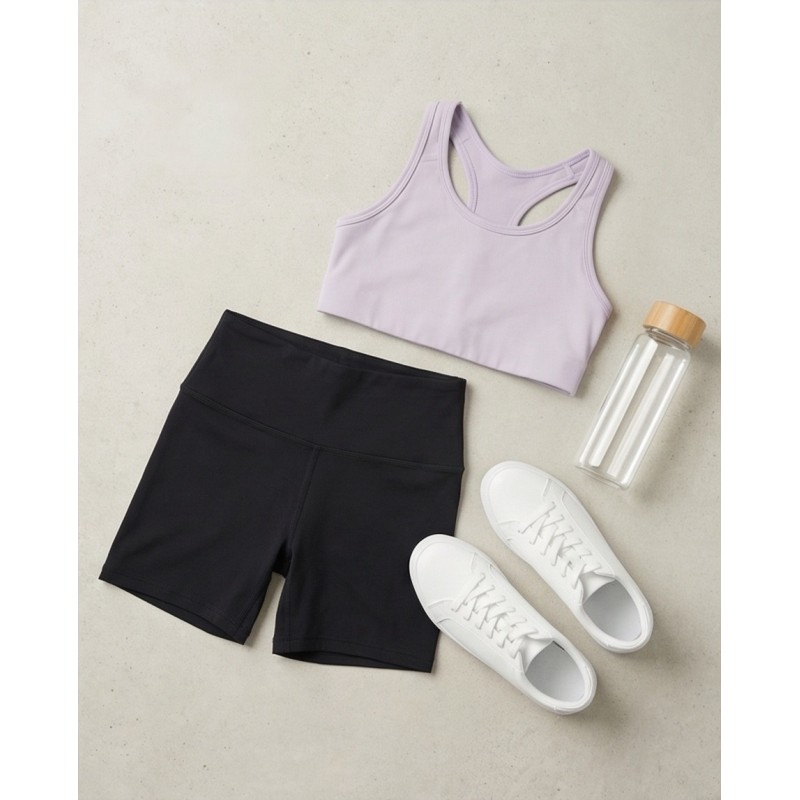 Endurance Παιδικό ποδηλατικό κολάν Basia quick-dry μαύρο